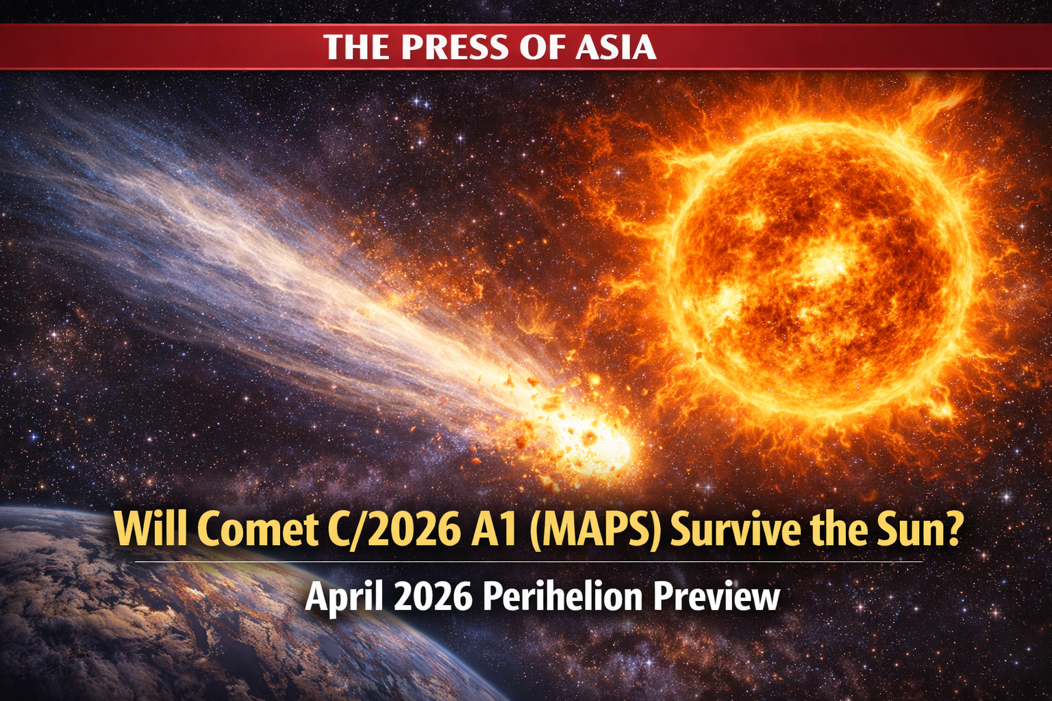 Will Comet C 2026 A1 MAPS Survive The Sun April 2026 Perihelion 434ece41 5de2 4725 B022 