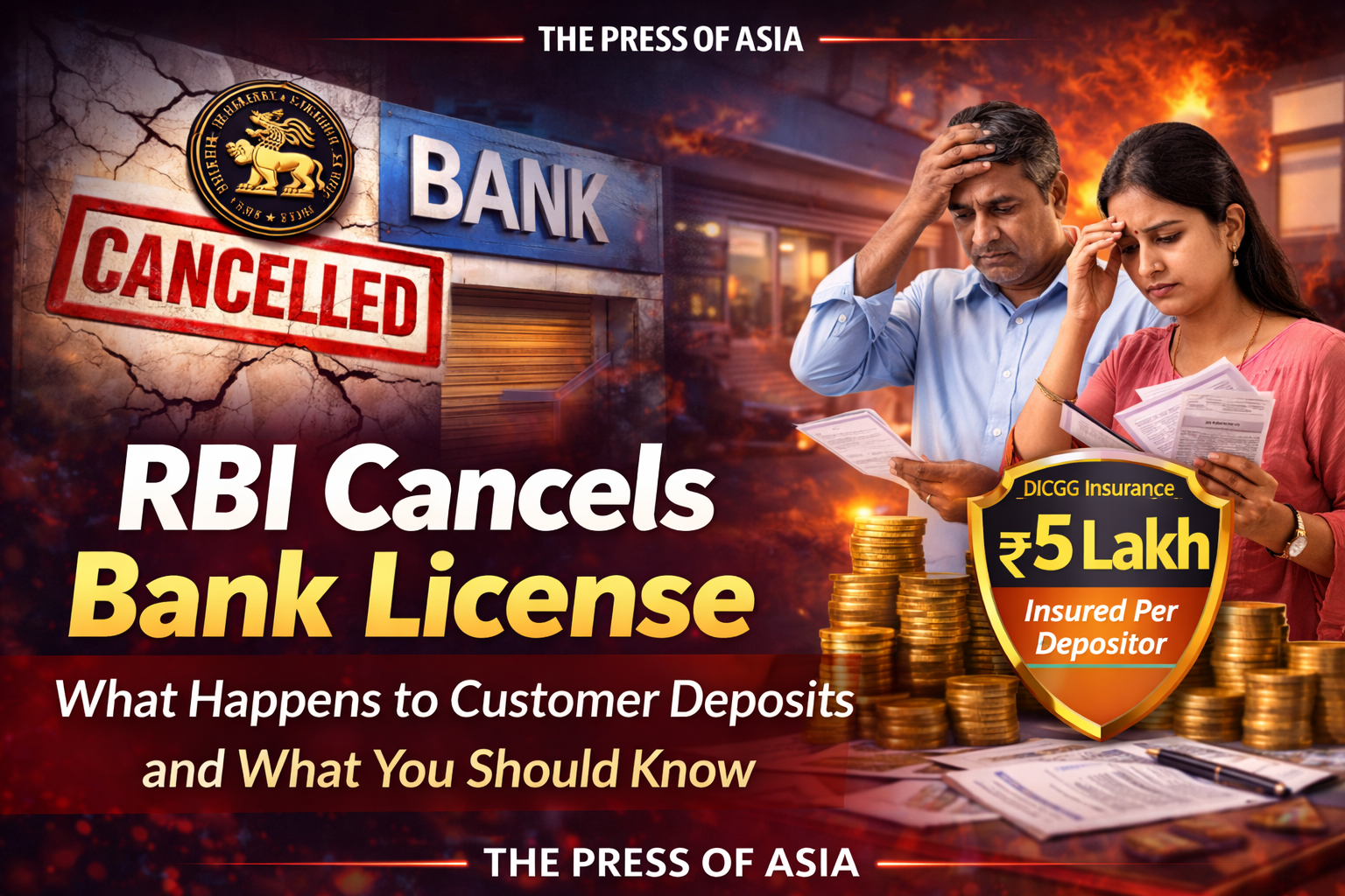 RBI Cancels Bank License 2026: What Happens to Your Deposits? DICGC ...