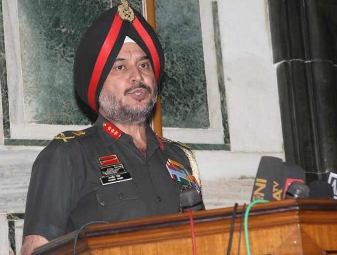 Then DGMO Lt Gen Ranbir Singh briefing the media on the Uri attack, September 19, 2016