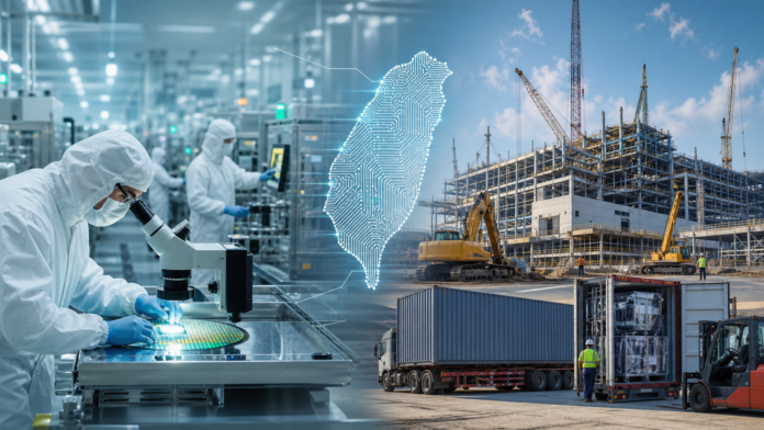 Taiwan US investment in semiconductor cleanrooms and AI infrastructure construction