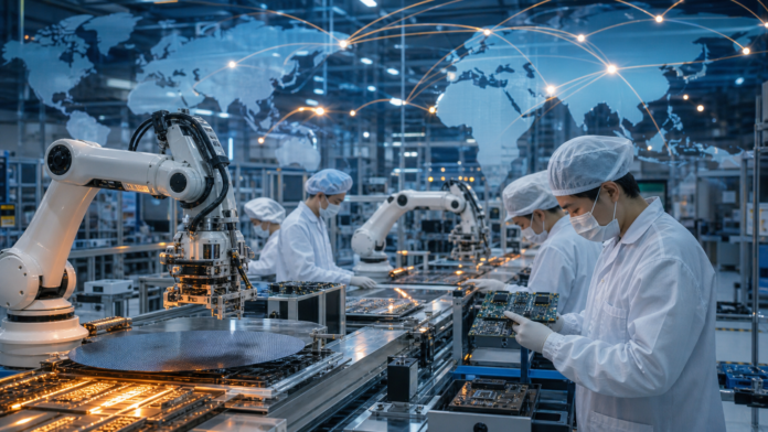 Asia manufacturing AI boom semiconductor factory