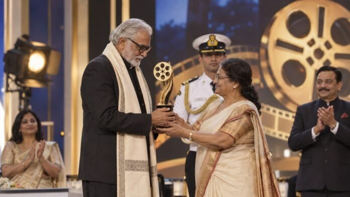 national-film-awards-2026 Formal Indian national cinema awards ceremony with lifetime achievement honour