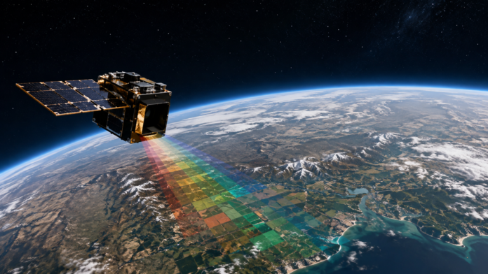 Pixxel Funding 2026 hyperspectral Earth-observation satellite editorial illustration