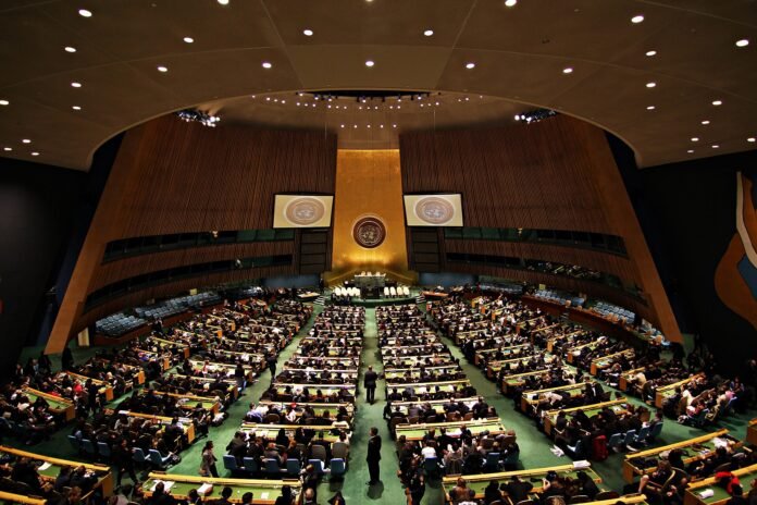 un-general-assembly-hall-file-photo The United Nations General Assembly hall in New York (file photo)