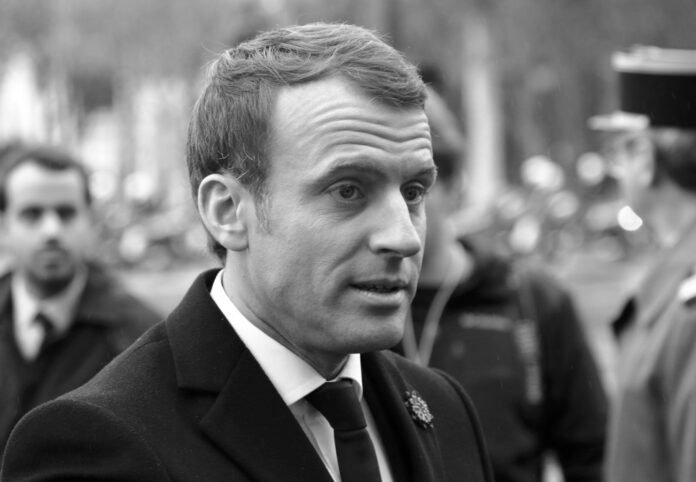 Emmanuel Macron at a November 2017 ceremony, a file photograph