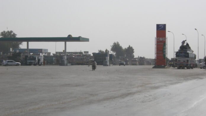 Pakistan PSO Hyderabad petrol station file photo Pakistan PSO Hyderabad petrol station file photo