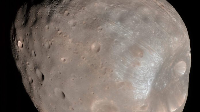 Phobos NASA Mars moon file photo 2008