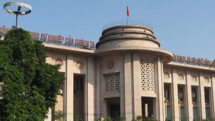 File photo: State Bank of Vietnam headquarters in Hanoi on October 30, 2010.