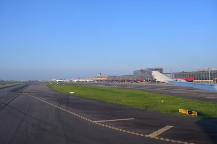 Taiwan_Taoyuan_Airport_Terminal_2_May_2025 Terminal 2 at Taiwan Taoyuan International Airport photographed in May 2025
