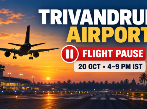 Thiruvananthapuram Airport to Pause Flights for Five Hours on October 20