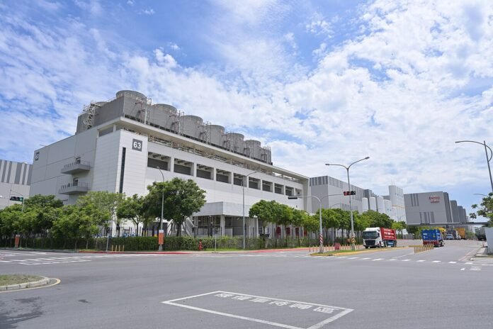 TSMC Fab 18 — May 2025 file photo TSMC Fab 18 buildings in Southern Taiwan Science Park in May 2025