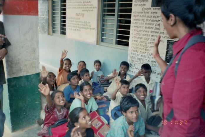india15-scholarship Representative archival photograph of a school classroom near Bengaluru