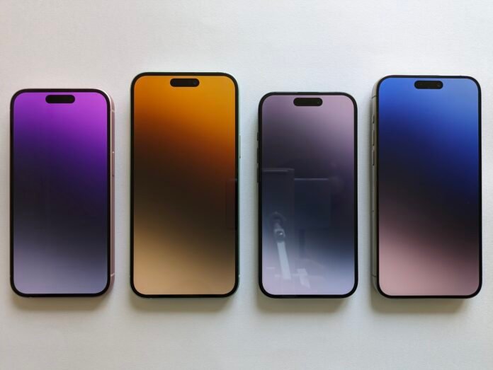 Representative file photograph of four iPhones on a white surface Representative file photograph of four iPhones on a white surface