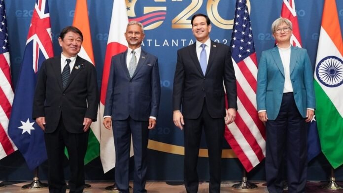 November 1 — The Quad foreign ministers and US secretary of state at the Atlanta meeting The Quad foreign ministers and US secretary of state at the Atlanta meeting — October 31, 2026 file photo