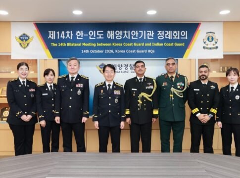 India and South Korea Coast Guards Agree to Deepen Rescue and Pollution-Response Cooperation