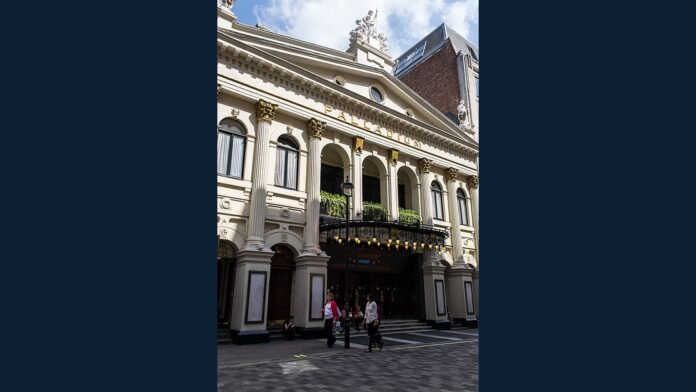 Exterior of the London Palladium, the announced Ballon d’Or venue