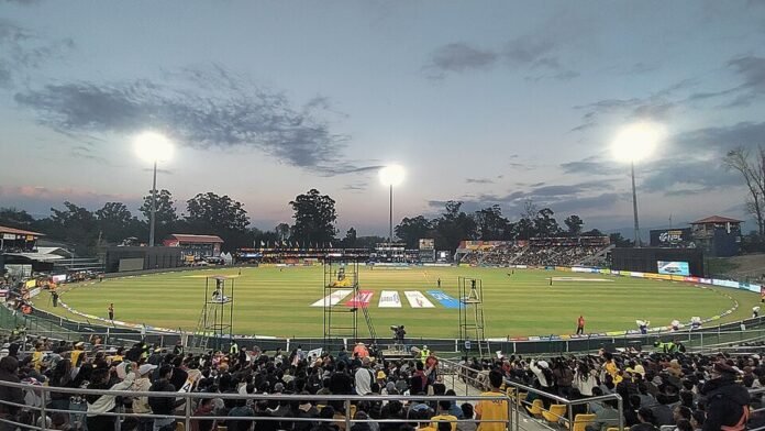 Tribhuvan University cricket stadium in Nepal in an archived photograph