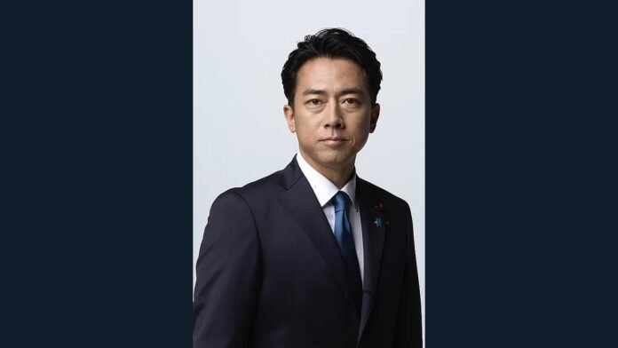 Japanese Defence Minister Shinjiro Koizumi in an official file portrait