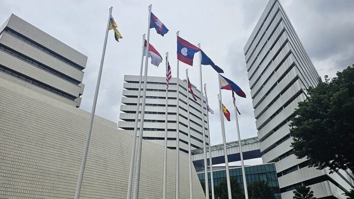 The ASEAN Secretariat headquarters in Jakarta in November 2025
