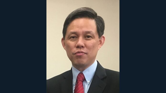 Singapore minister Chan Chun Sing in an archived photograph