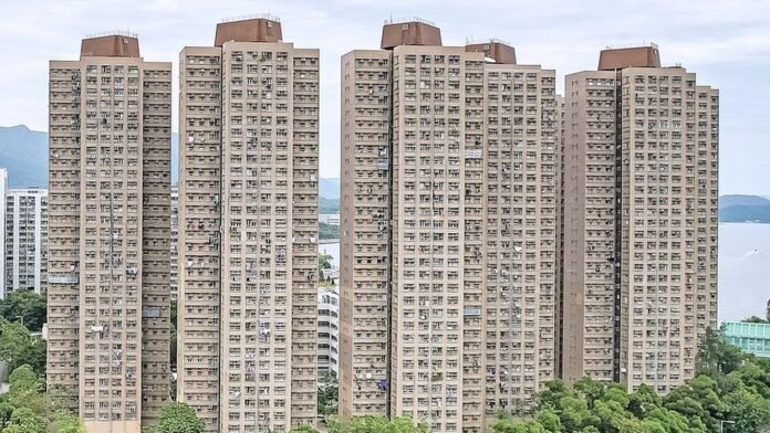 Wang Fuk Court in Tai Po, Hong Kong, before the November 2025 fire