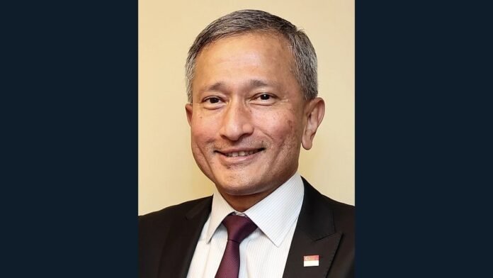 Singapore Foreign Minister Vivian Balakrishnan in New Delhi in an archived photograph