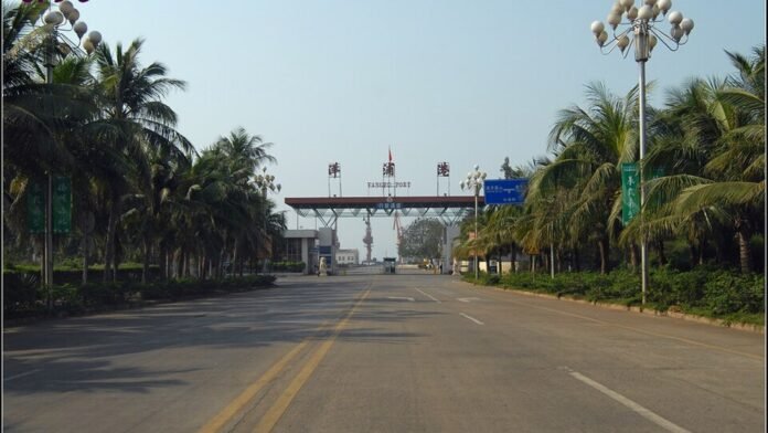 Yangpu port in Hainan, China — March 5, 2009 file image