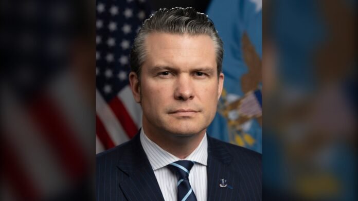 Pete Hegseth official portrait Official portrait of US Defense Secretary Pete Hegseth