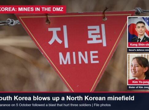 South Korea Blows Up a North Korean Minefield Inside the DMZ and Calls It a First; Pyongyang Denies Planting the Mines